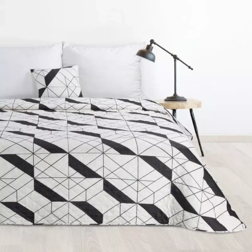 Geo 1 narzuta dekoracyjna geometryczna Design91 biały