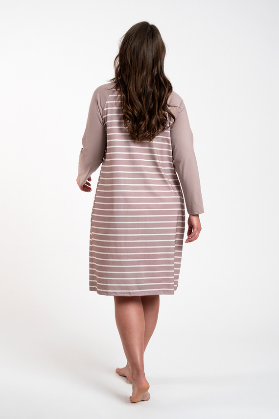 Oda koszula nocna Italian Fashion - druk cappuccino