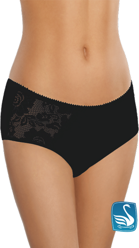 100 Figi Damskie Gabidar - czarny