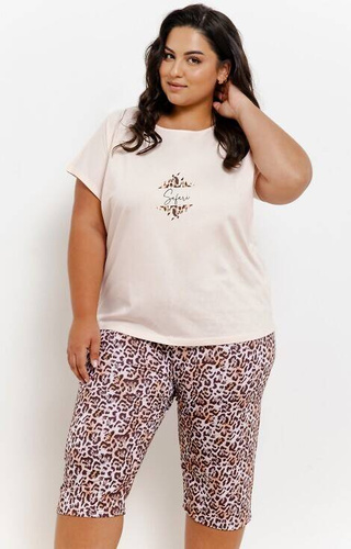 3362 Chrissy Piżama Damska Taro- beżowy 