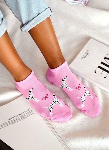 1146-078 Dalmatyńczyk Stopki Milena -różowy