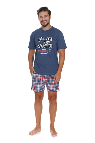 5353 Piżama Męska Doctor Nap - deep blue