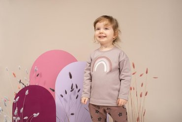 Happiness Bluza wciągana z nadrukiem Pinokio - szary