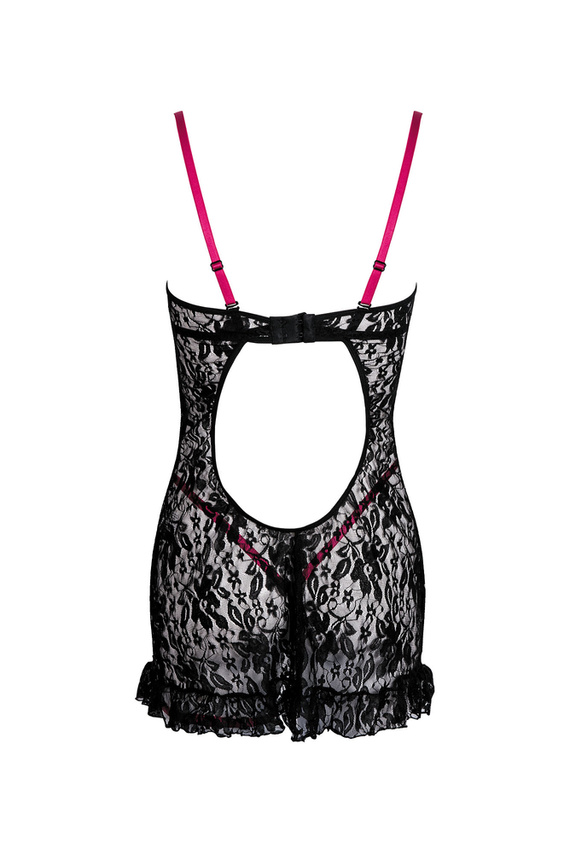 Jaime halka koszulka damska Anais - czarny