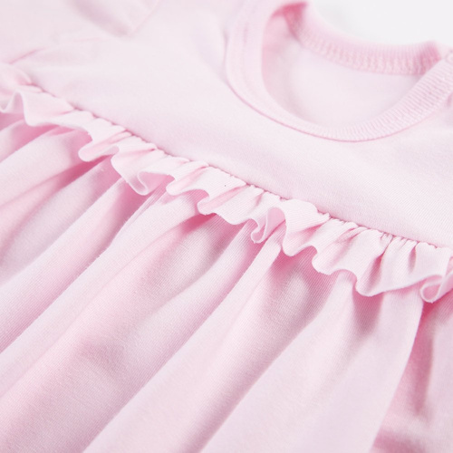 Nature Sukienko-body z krótkim rękawem Ewa Klucze - róż