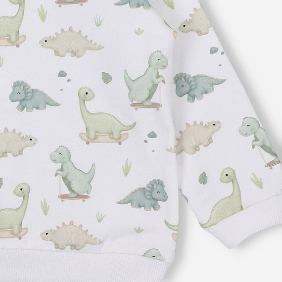 BOB-0002 Dziecięca bluza dresowa By o Baby szary