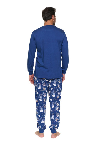 Piżama Męska Doctor Nap 7511 Nap Mode 100% Bawełna Długa Homewear