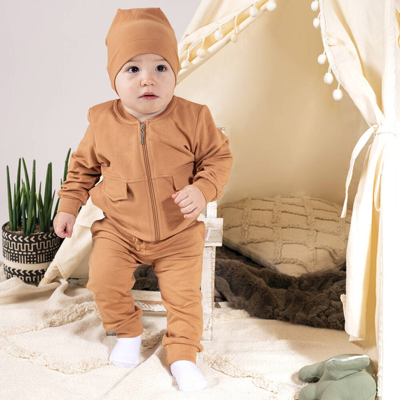 194277 Miki Spodnie dresowe Nicol -- karmelowy