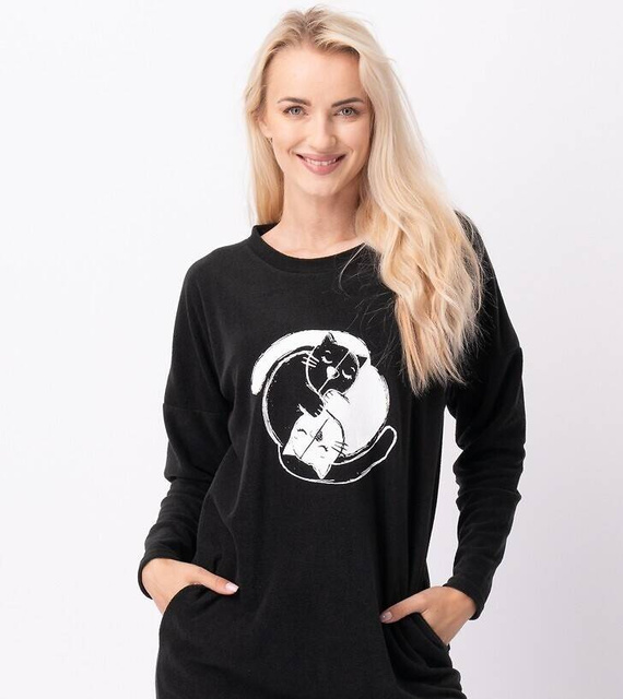 LHD 922 Koszula damska Key czarny