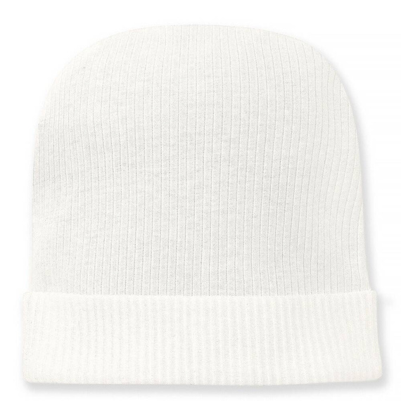 Lovely Day Czapka niemowlęca Pinokio - ecru prążek