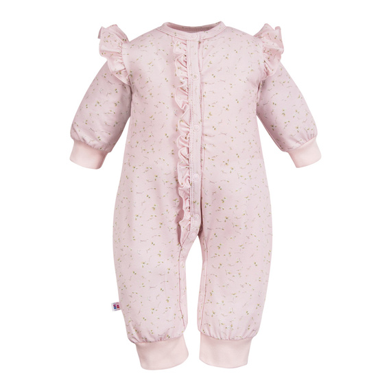 Meadow Pajac bez stópek Eevi - różowy