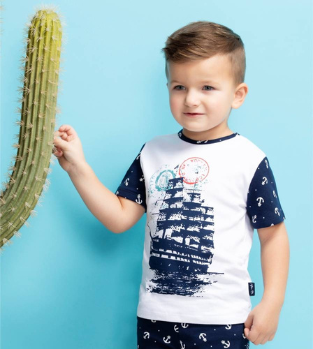 154139 "Sailor" Bluzka z krótkim rękawem