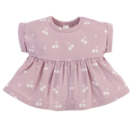 Sweet Cherry Tunika z krótkim rękawem Pinokio - różowy druk 