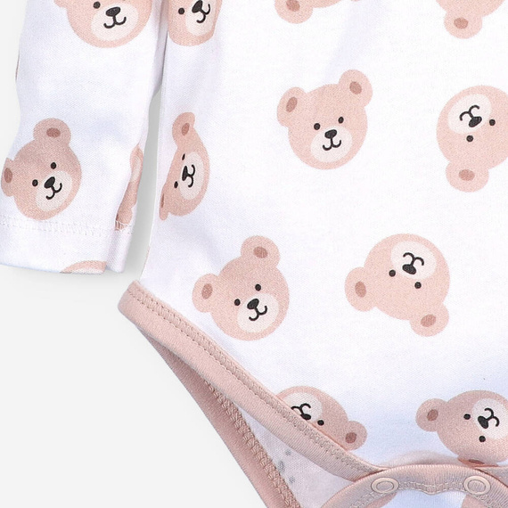 ABN-5353/MIS Sweet Bears Body z bawełny organicznej Nini druk