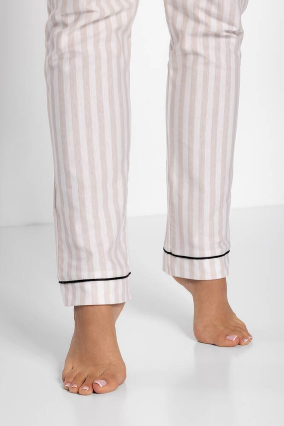 Rita Piżama damska Momenti Per Me black-beige