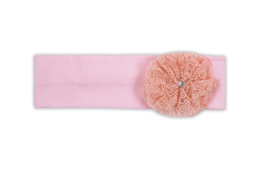 02R16 Lilly Pink Opaska niemowlęca Marija - różowy