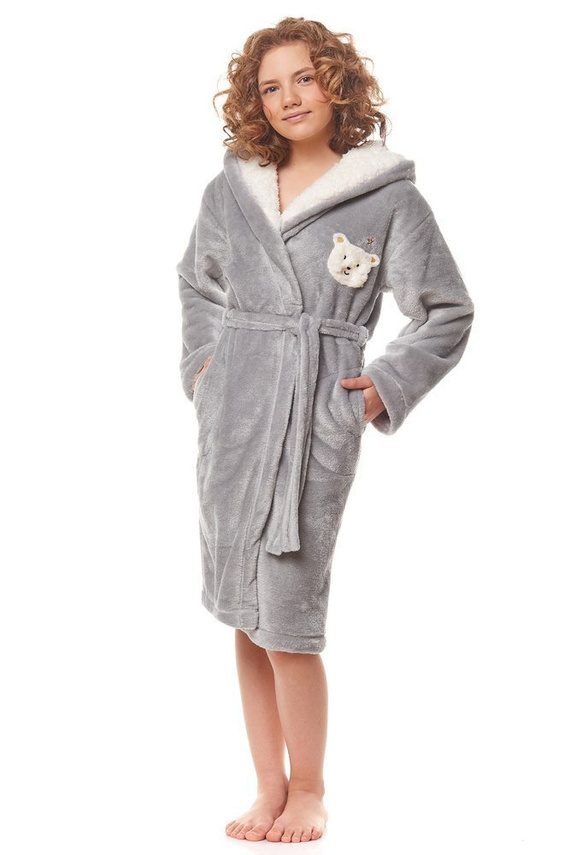 2152 Szlafrok dziecięcy L&L - sucha róża