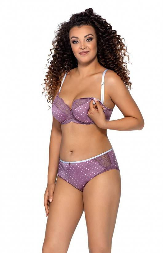 1989 K Półusztywniany Biustonosz do karmienia Ava - lilly/fioletowy