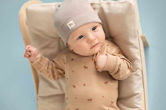 Wooden Pony Bluzka z nadrukiem Pinokio - brąz druk