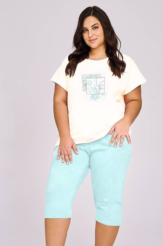 3414 Isla Piżama Damska Taro- ecru