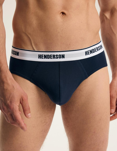 Slipy Męskie Henderson Free 45786 2-Pak Bawełniane Granatowe