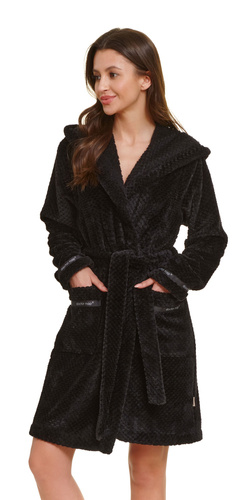 5208 Szlafrok damski Doctor Nap - black