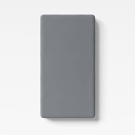 Prześcieradło dziecięce bawełniane Eevi - ciemny szary