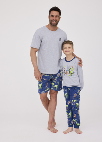 326/272 Dinosaur 2 Piżama męska Cornette jeans