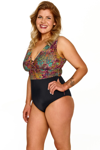 Kostium kąpielowy Lupoline Greta jednoczęściowy modelujący V-neck