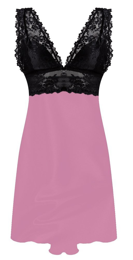 Cleo Koszulka satynowa damska DKaren - wrzosowa