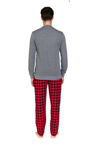 7344 Piżama męska Dark Grey Doctor Nap – 100% bawełna