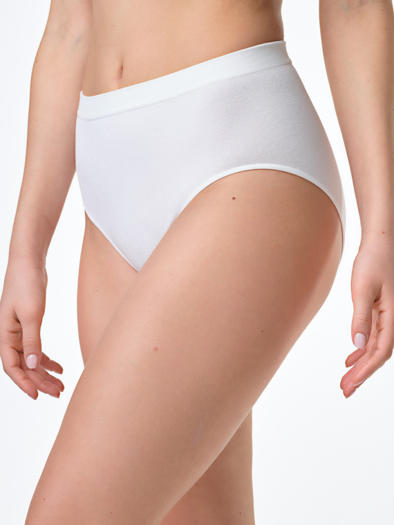Spiman NATURE Bianco Figi Bambusowe Wysoki Stan Oddychające i Komfortowe