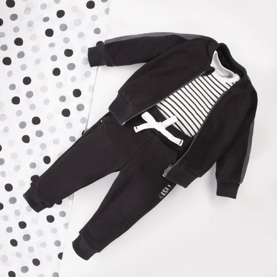 Magic Body z długim rękawem Eevi - białe paski