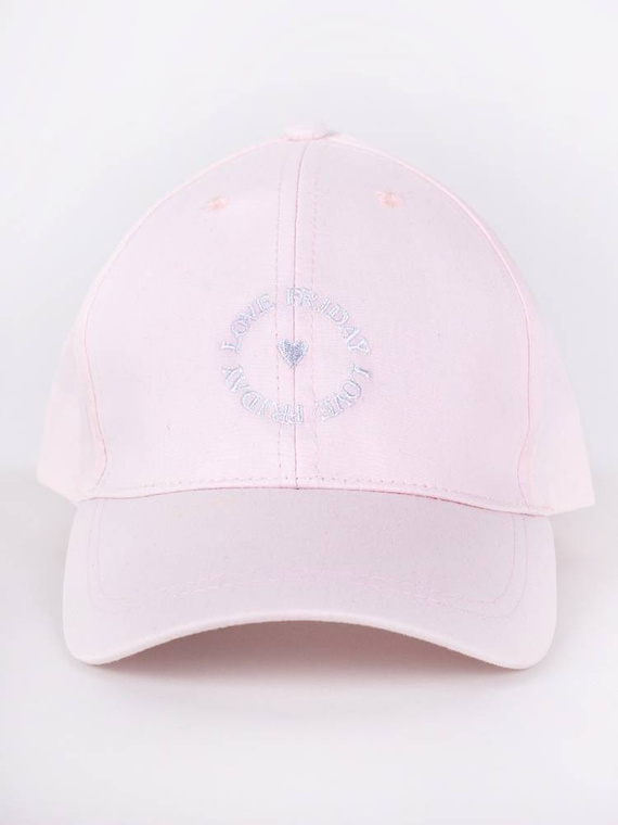 CZD-0651  Czapka damska YO! różowy