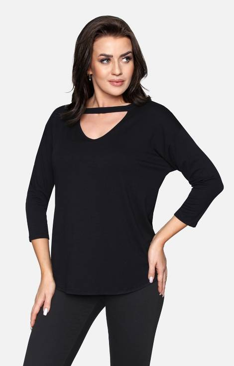 Alexa Bluzka damska Babell - czarna