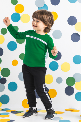 190278 Alex Spodnie dresowe Nicol - czarny