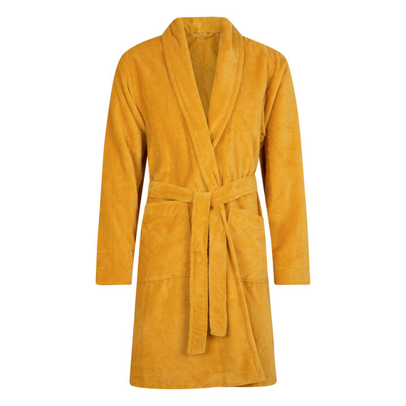 Vincent Szlafrok męski ByShelly - musztardowy