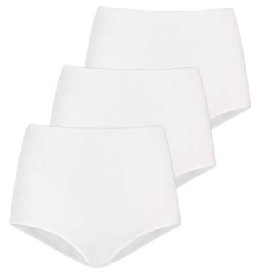 148-3 Classico Wielopak figi z wysokim stanem Teyli - biały