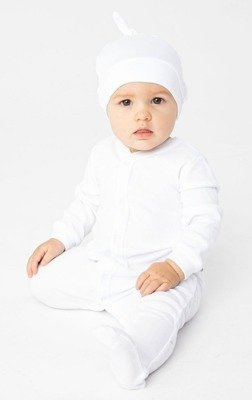 140 (013 01) Pajacyk bawełniany "Basic" Nicol - biały