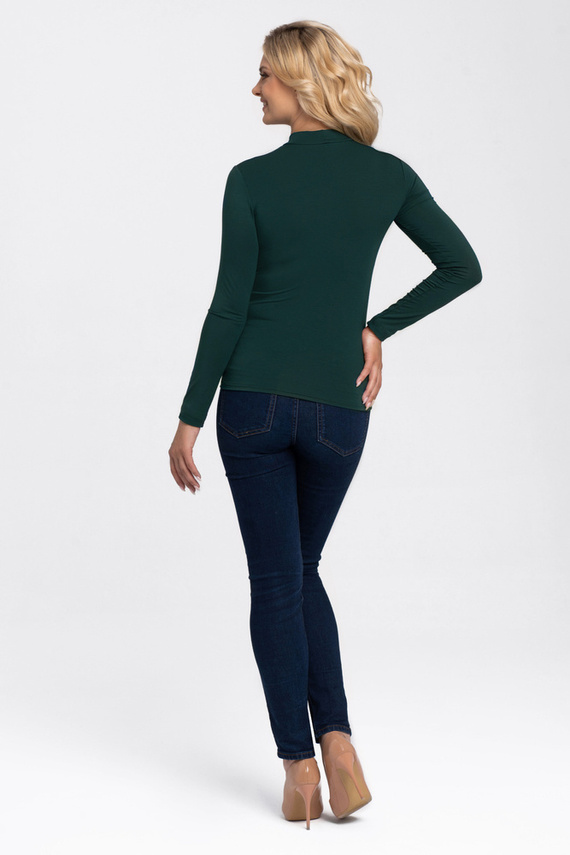Resta Bluzka damska Babell - butelkowa zieleń