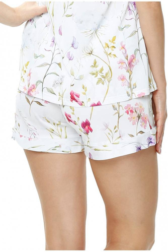 86536 Flores Krótkie spodenki piżamowe Mewa druk w kwiaty 