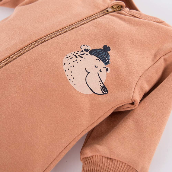 Jump Pajac zapinany na zamek Eevi - beżowy