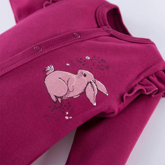 Bloom Pajac niemowlęcy Eevi - bordowy