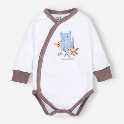 ABN-4496/ECR Skarby Jesieni Body kopertowe Nini ecru