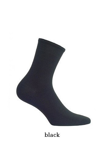 Skarpety Comfort Woman Bamboo U84.028 Wola black/czarny