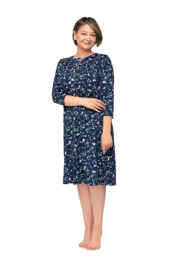204 Bogna II rozpinana koszula nocna Martel - granatowy 22