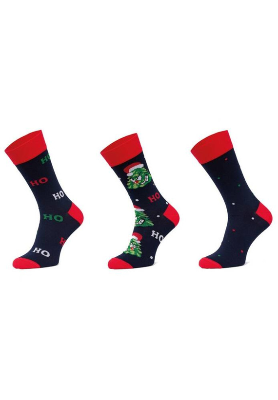 A62 Skarpety Premium A'3 Cornette - granatowy