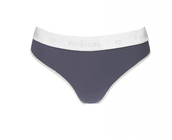 PS007 Stringi damskie Passion ciemny szary