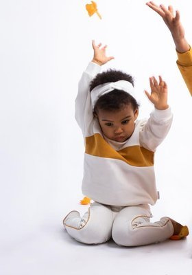 176273 Bluza dresowa "Michalina" Nicol - kremowy