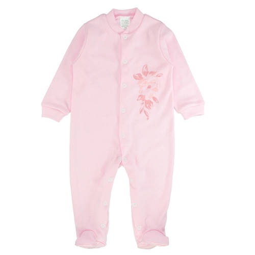 Kwiaty pajacyk niemowlęcy Martex różowy